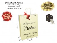 BUSTE IN CARTA KRAFT PANNA 